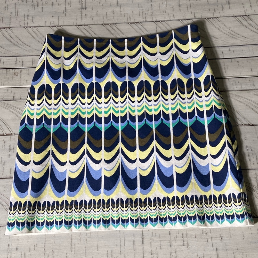 Talbots Lined Cotton Mini Pencil Skirt Size 2P